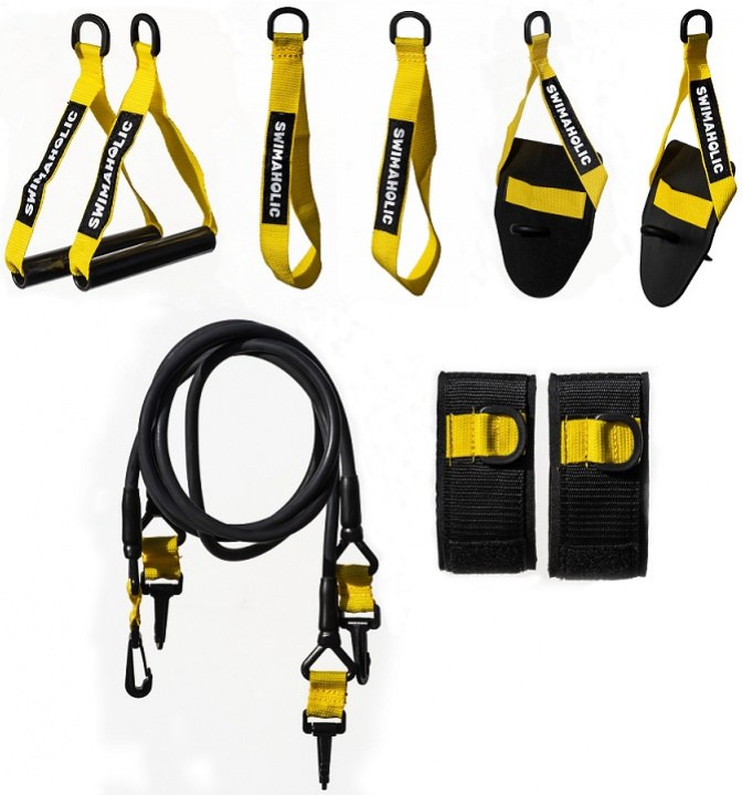 Фитнес ластици за тренировки по плуване Swimaholic Dryland Set