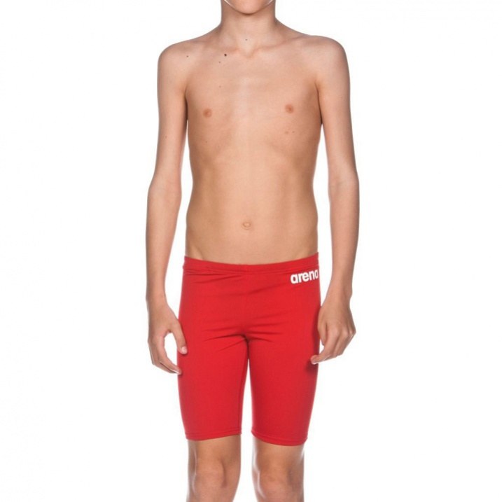 Бански за момчета Arena Solid jammer junior red