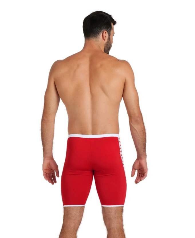 Arena Icons Swim Jammer Solid Red/White