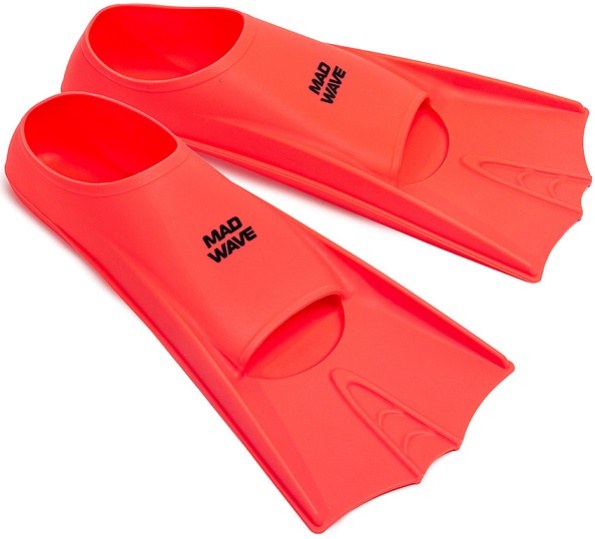 Mad Wave Flippers Training Fins Red