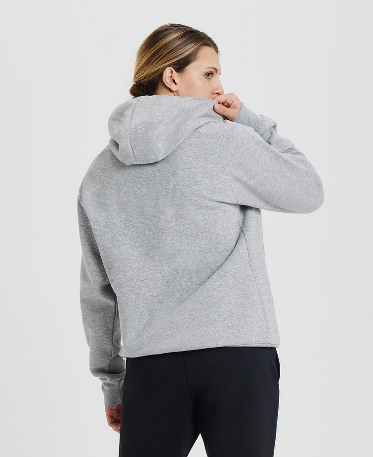 Arena Team Unisex Hooded Sweat Panel Medium Grey/Heather