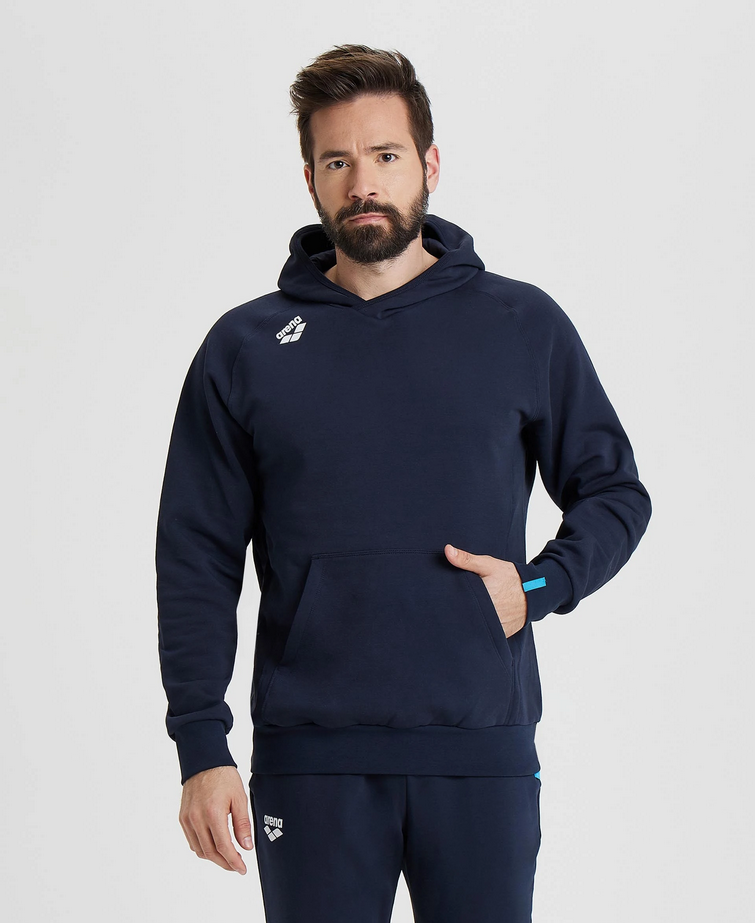 Arena Team Unisex Hooded Sweat Panel Navy