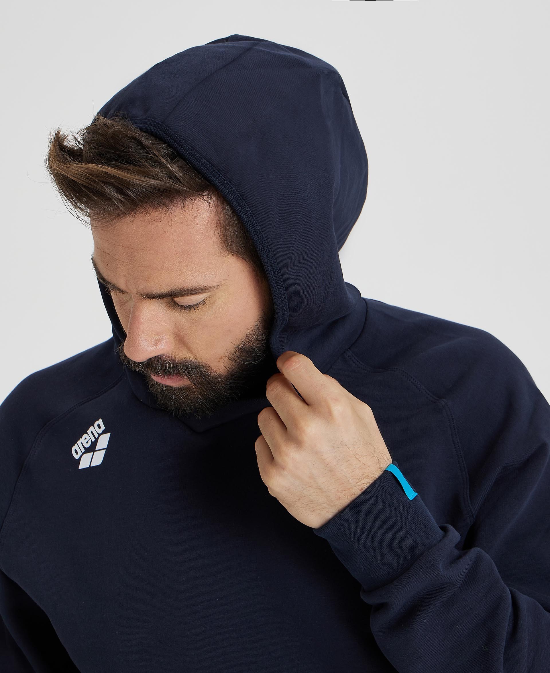 Arena Team Unisex Hooded Sweat Panel Navy