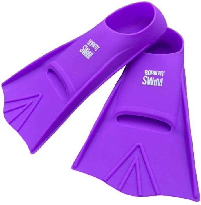 BornToSwim Junior Short Fins Purple
