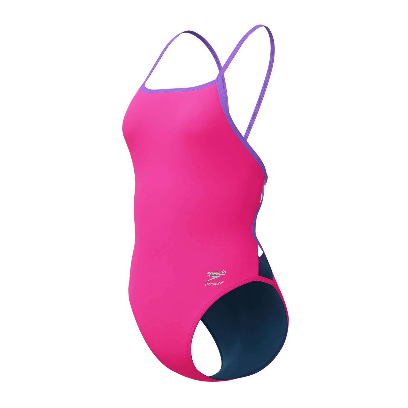 Speedo Solid Tri Back Pink