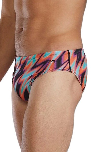 Tyr Durafast Elite Brief Disarray Orange/Multi