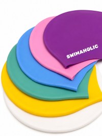 Детска шапка за плуване за дълга коса Swimaholic Long Hair Cap Junior