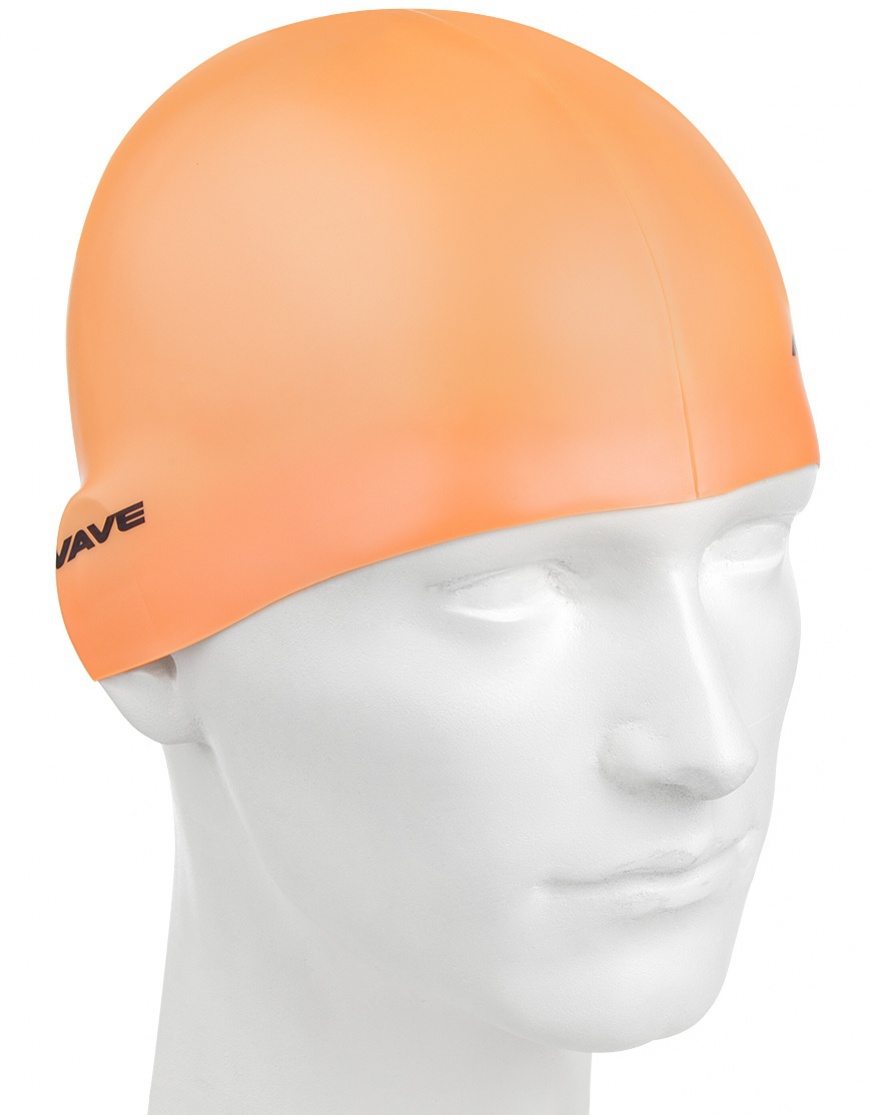 плувна шапка mad wave neon swim cap оранжев – Плувни шапки > Шапки за плуване за възрастни