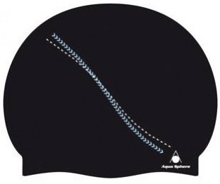плувна шапка aqua sphere dakota cap черен/син – Плувни шапки > Шапки за плуване за възрастни
