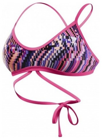 Tyr glitch twist top pink/purple 34 – Бански костюми > дамски бански костюми > Двукомпонентен бански костюм