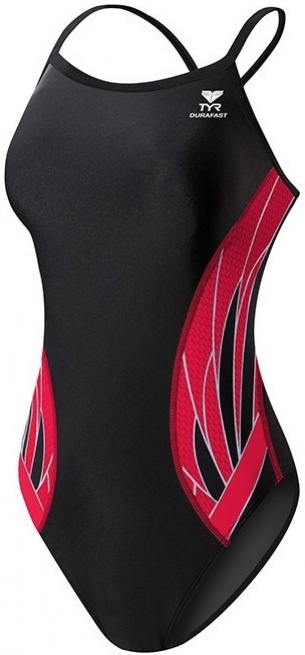 Tyr phoenix diamondfit black/red 26 – Бански костюми > дамски бански костюми > Дамски бански за тренировки