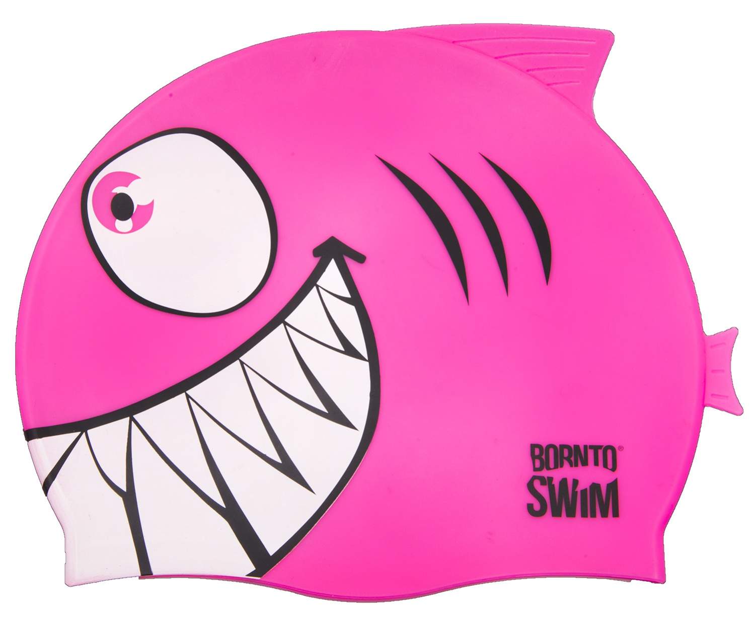 детска плувна шапка borntoswim shark junior swim cap – Плувни шапки > Детски шапки за плуване