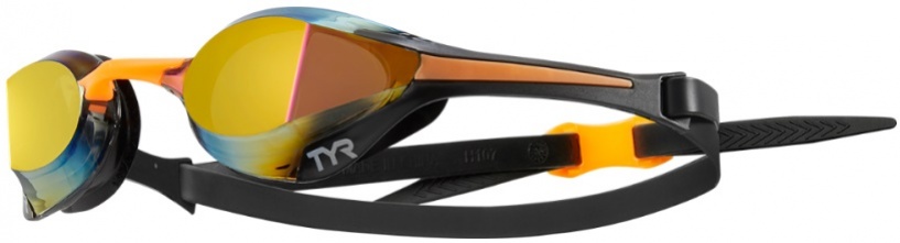 Tyr tracer-x elite mirrored черен/златен – Очила за плуване > Очила за плуване за възрастни