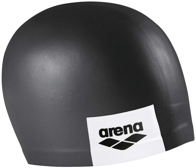 Arena logo moulded cap черен – Плувни шапки > Шапки за плуване за възрастни