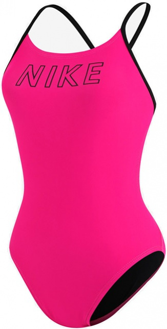 Nike logo cutout one piece pink prime 36 – Бански костюми > дамски бански костюми > Дамски бански за тренировки