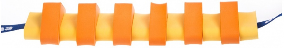 колан за плуване за деца 1300 оранжев – Аксесоари за плуване > Помощни средства за плуване за деца > Плувни колани