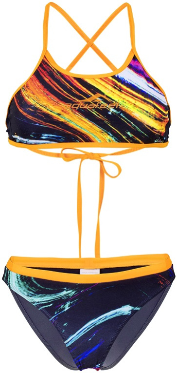 Aquafeel colour waves mini-crossback 2 piece multi xs – uk30 – Бански костюми > дамски бански костюми > Двукомпонентен бански костюм